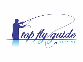 Top Fly Guide Service logo design by gitzart