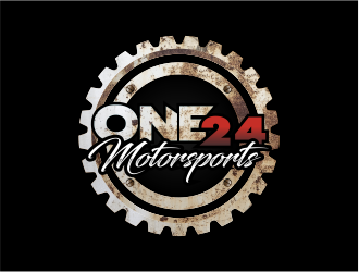 ONE24 Motorsports logo design by onamel