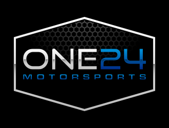 ONE24 Motorsports logo design by lexipej