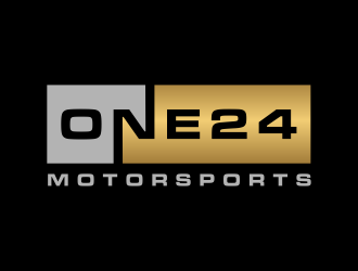 ONE24 Motorsports logo design by ozenkgraphic