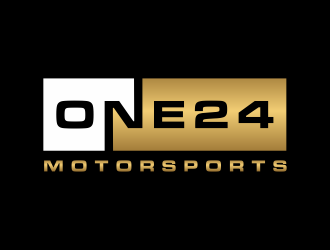 ONE24 Motorsports logo design by ozenkgraphic