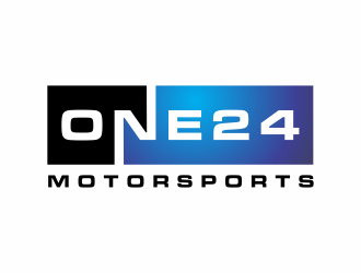 ONE24 Motorsports logo design by ozenkgraphic