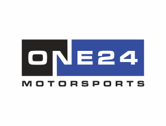 ONE24 Motorsports logo design by ozenkgraphic