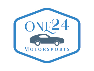 ONE24 Motorsports logo design by udinjamal