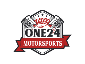 ONE24 Motorsports logo design by onamel