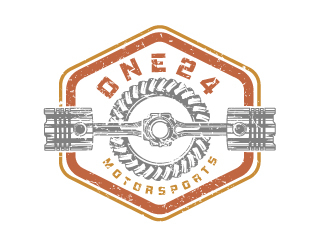 ONE24 Motorsports logo design by Erasedink