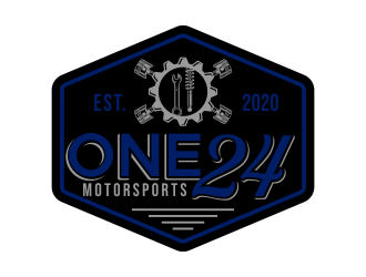 ONE24 Motorsports logo design by done