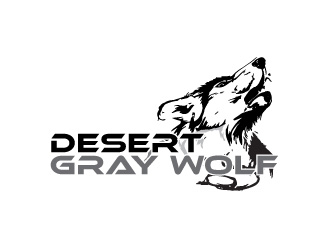 Desert Gray Wolf  logo design by fritsB