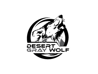 Desert Gray Wolf  logo design by fritsB