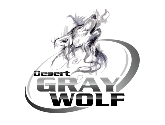 Desert Gray Wolf  logo design by ruki