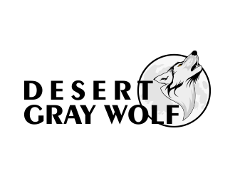 Desert Gray Wolf  logo design by Kruger