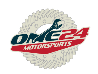 ONE24 Motorsports logo design by aRBy