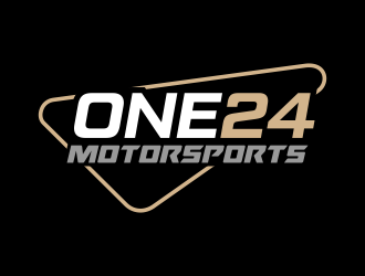 ONE24 Motorsports logo design by ingepro