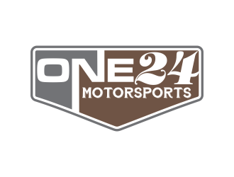 ONE24 Motorsports logo design by oke2angconcept