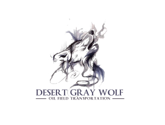 Desert Gray Wolf  logo design by Erasedink