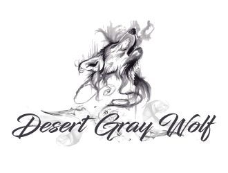 Desert Gray Wolf  logo design by PRN123