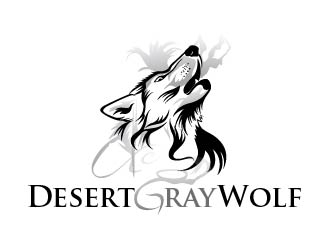 Desert Gray Wolf  logo design by usef44