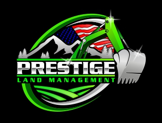 Prestige Land Management  logo design by rizuki