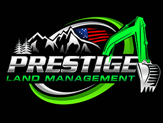 Prestige Land Management  logo design by 3Dlogos