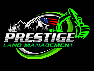 Prestige Land Management  logo design by 3Dlogos