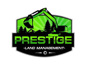 Prestige Land Management  logo design by Putraja