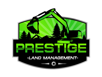 Prestige Land Management  logo design by Putraja