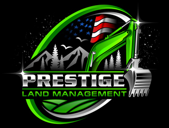 Prestige Land Management  logo design by DreamLogoDesign