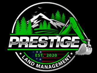 Prestige Land Management  logo design by DreamLogoDesign