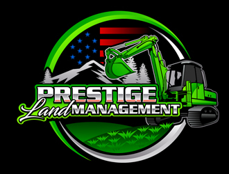 Prestige Land Management  logo design by DreamLogoDesign