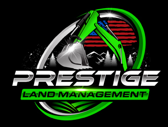 Prestige Land Management  logo design by DreamLogoDesign