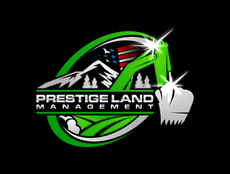 Prestige Land Management  logo design by .::ngamaz::.