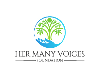 Her Many Voices Foundation logo design by yondi