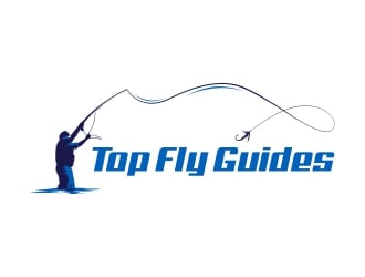 Top Fly Guide Service logo design by rizuki
