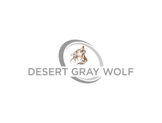 Desert Gray Wolf  logo design by MUNAROH