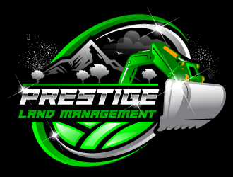 Prestige Land Management  logo design by PRN123