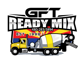 GFT READY MIX  logo design by Suvendu