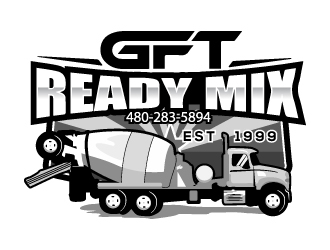 GFT READY MIX  logo design by Suvendu