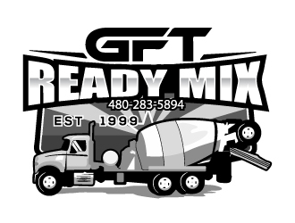 GFT READY MIX  logo design by Suvendu