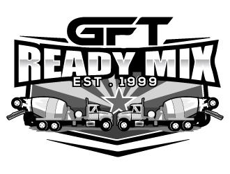 GFT READY MIX  logo design by Suvendu