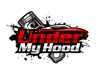 Under My Hood logo design by ElonStark