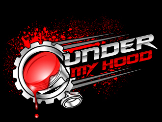 Under My Hood logo design by Suvendu