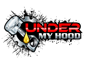 Under My Hood logo design by uttam