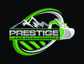 Prestige Land Management  logo design by Rizqy