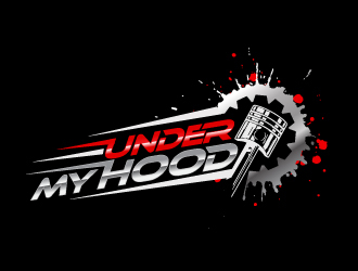 Under My Hood logo design by Foxcody