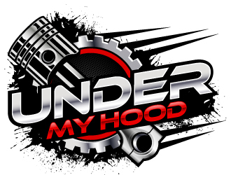 Under My Hood logo design by LucidSketch