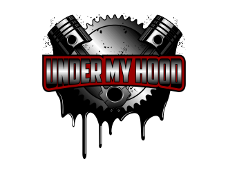 Under My Hood logo design by Kruger