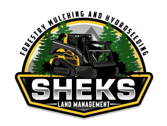 Sheks Land Management logo design by ElonStark