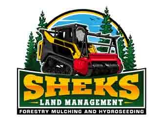 Sheks Land Management logo design by DreamLogoDesign