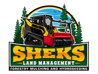 Sheks Land Management logo design by DreamLogoDesign