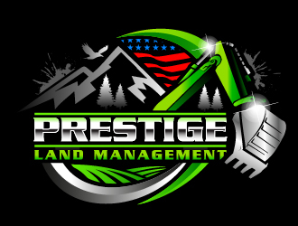 Prestige Land Management  logo design by ORPiXELSTUDIOS